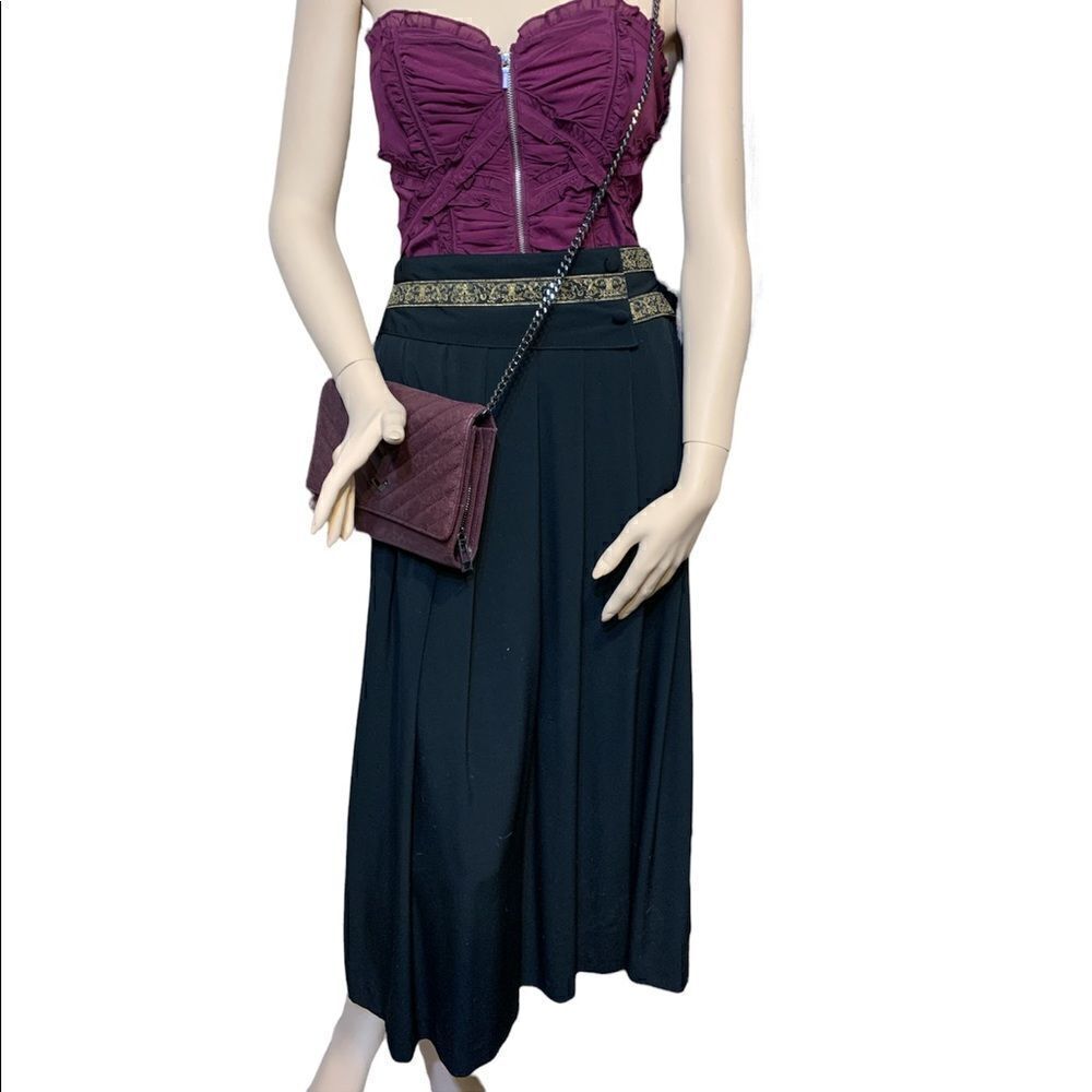 Allure Pleated Long Skirt 